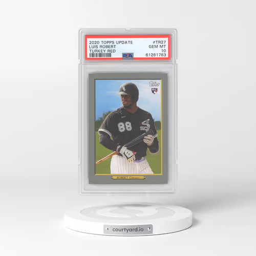 2020 Topps Update Turkey Red #TR27 Luis Robert (PSA 10 GEM MINT)