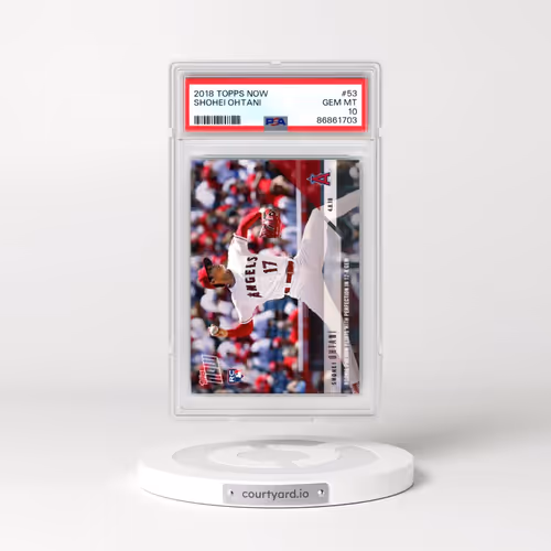 2018 Topps Now #53 Shohei Ohtani (PSA 10 GEM MINT)