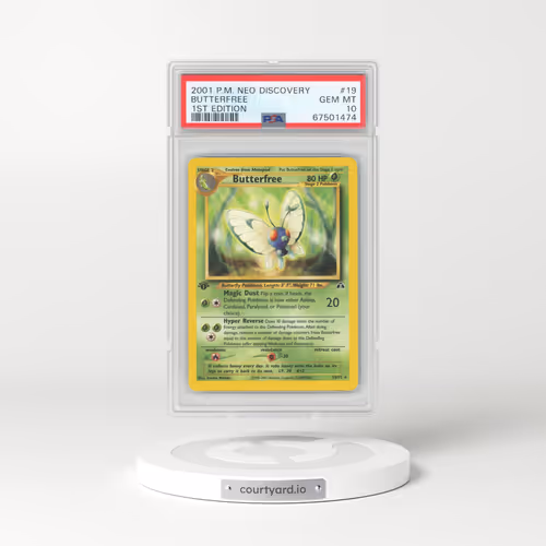 2001 Neo Discovery #19 Butterfree - 1st Edition (PSA 10 GEM MINT)