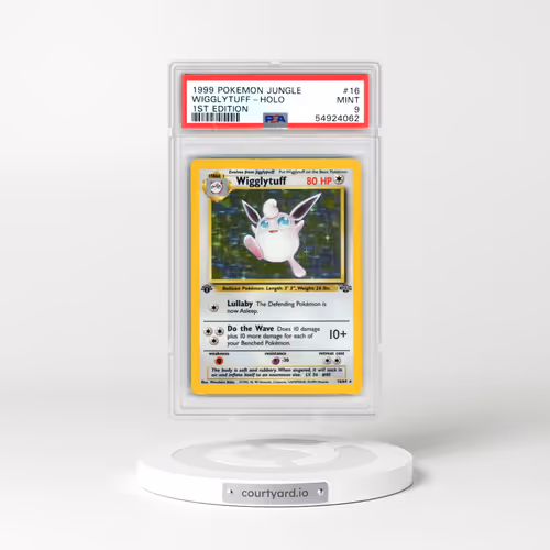 1999 Pokémon Jungle #16 Wigglytuff - 1st Edition Holo (PSA 9 MINT)