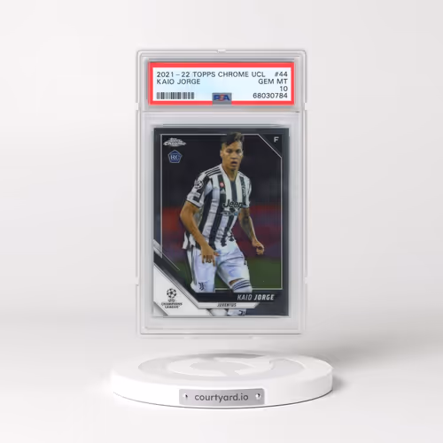 2021 Topps Chrome UEFA Champions League #44 Kaio Jorge (PSA 10 GEM MINT)