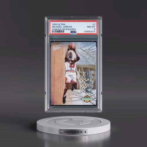 1993 Ultra Famous Nicknames #7 Michael Jordan (PSA 8 NM-MT)