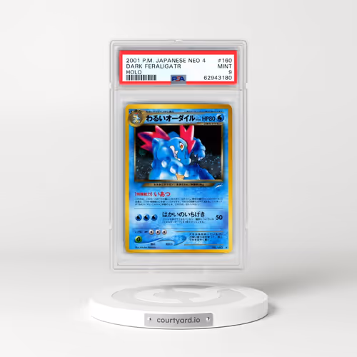 2001 Pokémon Neo 4 #160 Dark Feraligatr - Holo (PSA 9 MINT)
