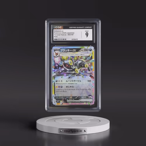 2024 High Class Pack: Terastal Fest ex - sv8a #093/187 Umbreon ex - Holo (CGC 9 MINT)