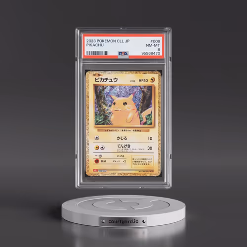 2023 Pokémon Cll-Trading Card Game Classic Charizard & HO-Oh EX Deck #008 Pikachu (PSA 8 NM-MT)