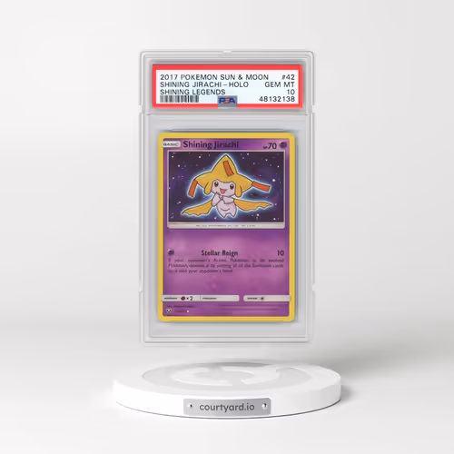2017 Pokémon Sun & Moon Shining Legends #42 Shining Jirachi - Holo Holo (PSA 10 GEM MINT)