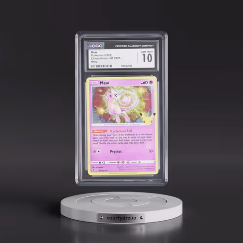 2021 Celebrations #011/025 Mew - Holo (CGC 10 GEM MINT)