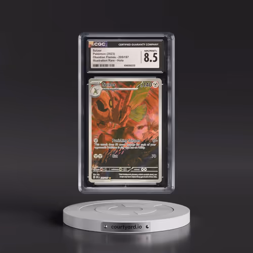 2023 Obsidian Flames - OBF EN #205/197 Scizor - Illustration Rare Holo (CGC 8.5 NM-MT+)