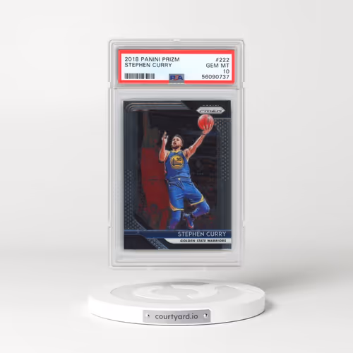 2018 Panini Prizm #222 Stephen Curry (PSA 10 GEM MINT)