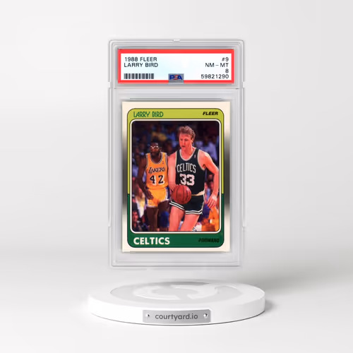 1988 Fleer #9 Larry Bird (PSA 8 NM-MT)