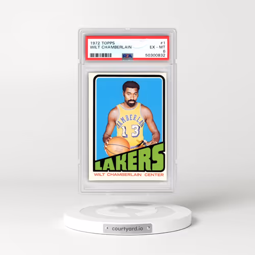 1972 Topps #1 Wilt Chamberlain (PSA 6 EX-MT)