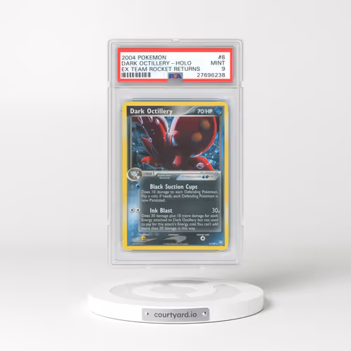 2004 Pokémon EX Team Rocket Returns #8 Dark Octillery - Holo (PSA 9 MINT)