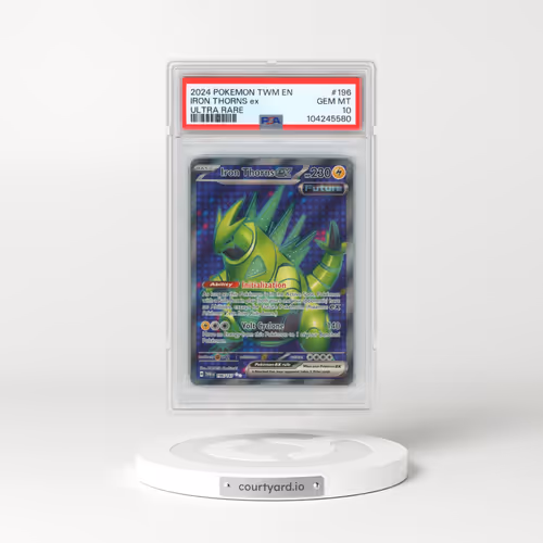 2024 Pokémon Twm EN-Twilight Masquerade #196 Iron Thorns EX - Holo Ultra Rare (PSA 10 GEM MINT)