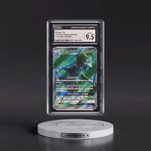 2018 Fairy Rise #051/050 Sceptile GX - Super Rare Holo (CGC 9.5 MINT+)