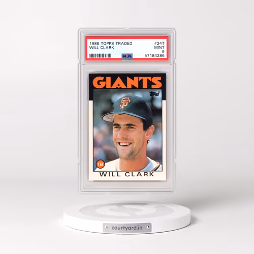 1986 Topps Traded #24T Will Clark (PSA 9 MINT)