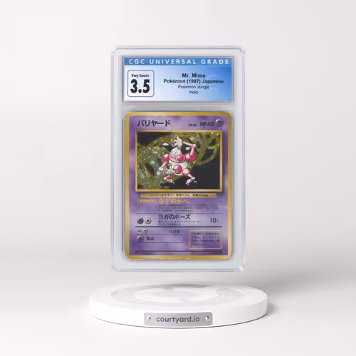 1997 Pokémon Jungle Mr. Mime - Holo (CGC 3.5 VG+)