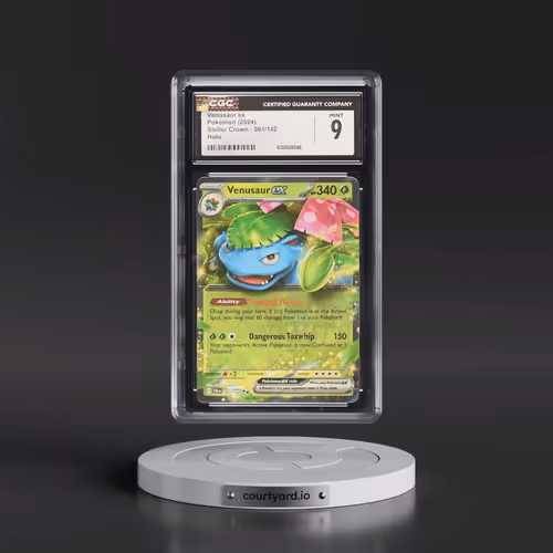2024 Pokémon Scr EN-Stellar Crown #001 Venusaur EX - Holo (CGC 9 MINT)