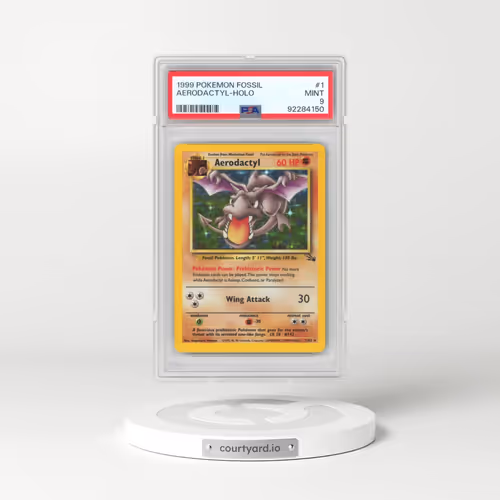 1999 Pokémon Fossil #1 Aerodactyl - Holo (PSA 9 MINT)