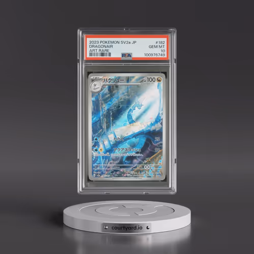 2023 Pokémon Sv2a-Pokemon 151 #182 Dragonair - Art Rare (PSA 10 GEM MINT)