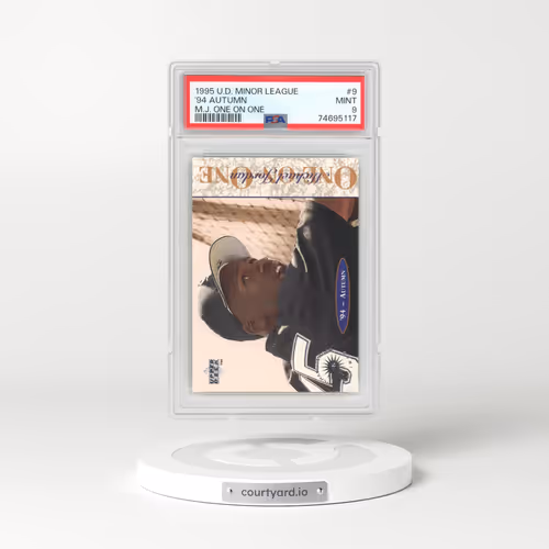 1995 Upper Deck Minor League M.J. One on One #9 '94 Autumn (PSA 9 MINT)