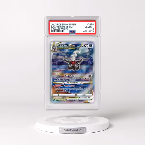 2023 Pokémon Sword and Shield Crown Zenith #GG50 Darkrai Vstar - Full Art (PSA 10 GEM MINT)
