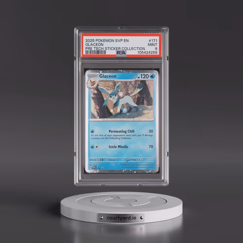 2025 Pokémon Svp EN-SV Black Star Promo #171 Glaceon - Prismatic Evolutions Tech Sticker Collection