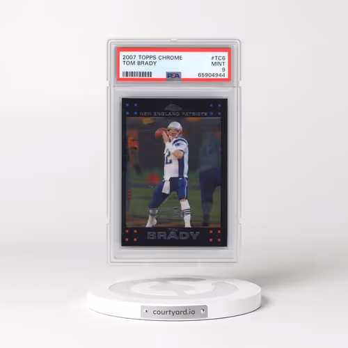 2007 Topps Chrome #TC6 Tom Brady (PSA 9 MINT)