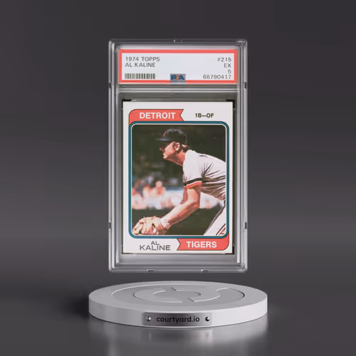 1974 Topps #215 Al Kaline (PSA 5 EX)