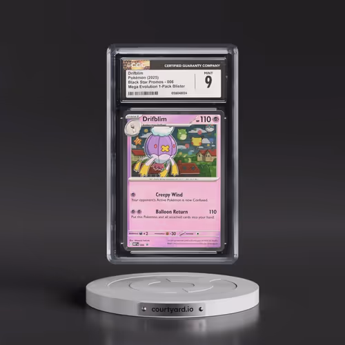 2025 Black Star Promos - Mega Evolution MEP EN #006 Drifblim - Mega Evolution 1-Pack Blister (Cosmos