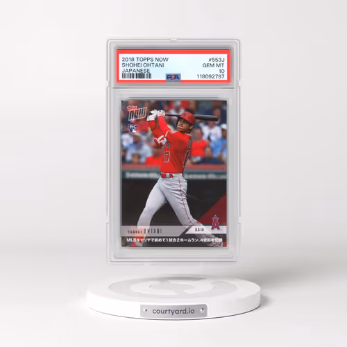 2018 Topps Now #553J Shohei Ohtani - Japanese (PSA 10 GEM MINT)