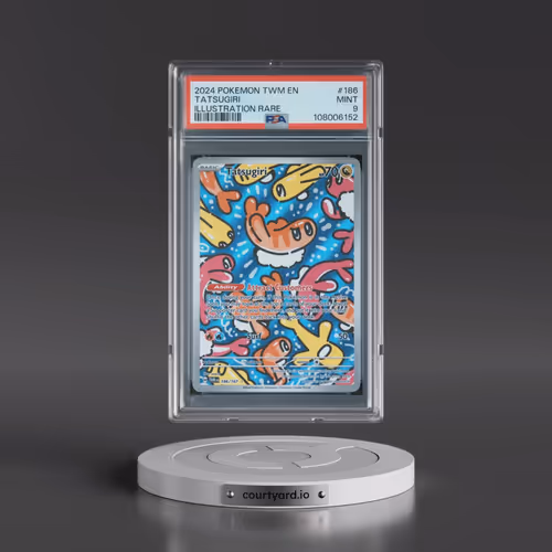2024 Pokémon Twm EN-Twilight Masquerade #186 Tatsugiri - Illustration Rare (PSA 9 MINT)