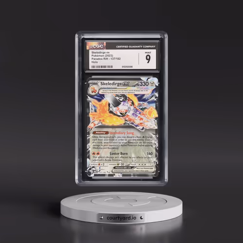 2023 Pokémon Par EN-Paradox Rift #137 Skeledirge EX - Holo (CGC 9 MINT)