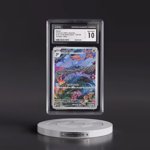 2023 Ruler of the Black Flame #109/108 Gloom - Art Rare Holo (CGC 10 GEM MINT)