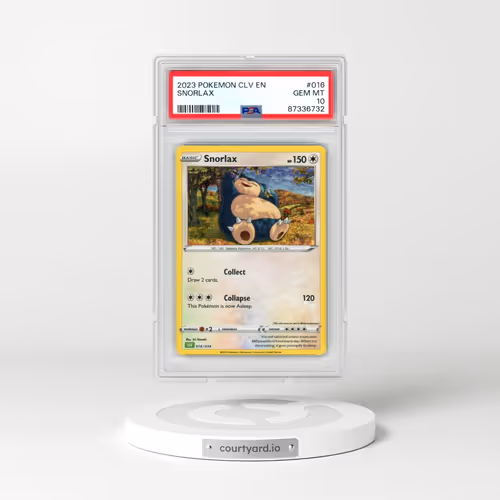 2023 Pokémon CLV-Trading Card Game Classic Venusaur & Lugia EX Deck #016 Snorlax (PSA 10 GEM MINT)
