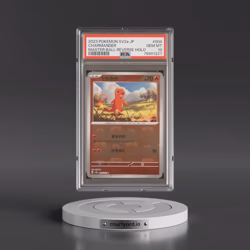 2023 Pokémon Sv2a-Pokemon 151 #004 Charmander - Reverse Holo Master Ball (PSA 10 GEM MINT)