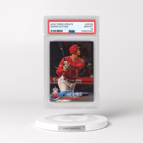 2018 Topps Update #US189 Shohei Ohtani (PSA 10 GEM MINT)