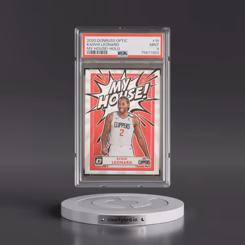 2020 Panini Donruss Optic My House! #19 Kawhi Leonard - Holo (PSA 9 MINT)