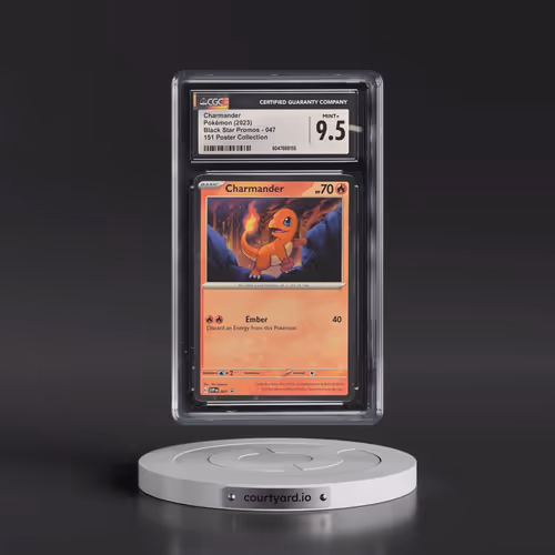2023 Black Star Promos - Scarlet & Violet SVP EN #047 Charmander - 151 Poster Collection (Cosmos Hol