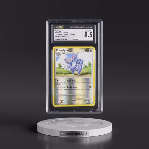 2007 Diamond & Pearl #36/130 Purugly - Reverse Holo (CGC 8.5 NM-MT+)