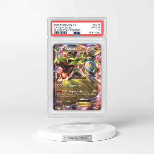 2015 Pokémon XY Black Star Promos #XY73 Rayquaza EX - Holo (PSA 8 NM-MT)