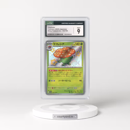 2023 Japanese Shiny Treasure ex #193 Vileplume (CGC 9 MINT)