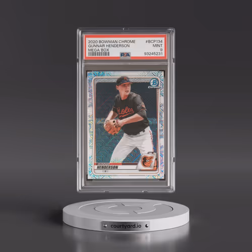 2020 Bowman Chrome Mega Box #BCP134 Gunnar Henderson (PSA 9 MINT)