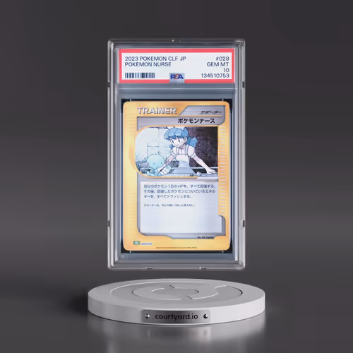 2023 Pokémon Clf-Trading Card Game Classic Venusaur & Lugia EX Deck #028 Pokemon Nurse (PSA 10 GEM M