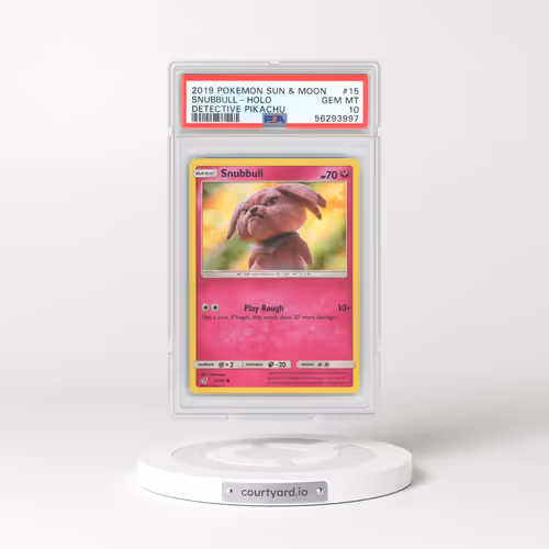 2019 Detective Pikachu #15 Snubbull - Holo (PSA 10 GEM MINT)