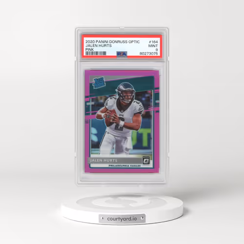2020 Panini Donruss Optic #164 Jalen Hurts - Pink (PSA 9 MINT)