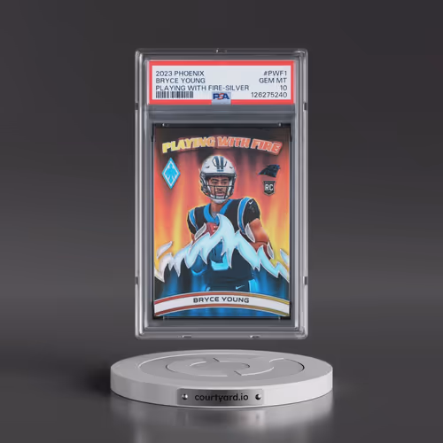 2023 Panini Phoenix Playing With Fire #PWF1 Bryce Young - Silver (PSA 10 GEM MINT)
