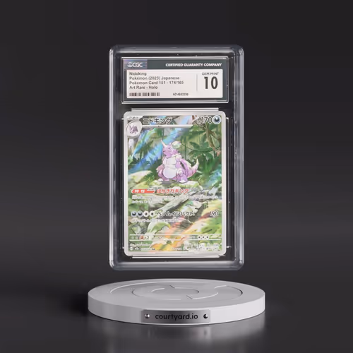 2023 Pokémon Card 151 #174/165 Nidoking - Art Rare Holo (CGC 10 GEM MINT)
