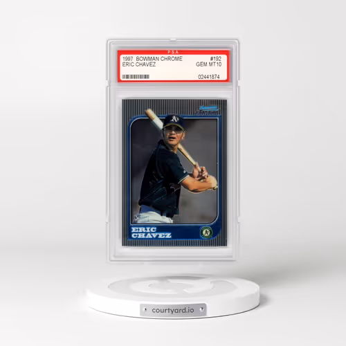 1997 Bowman Chrome #192 Eric Chavez (PSA 10 GEM MINT)