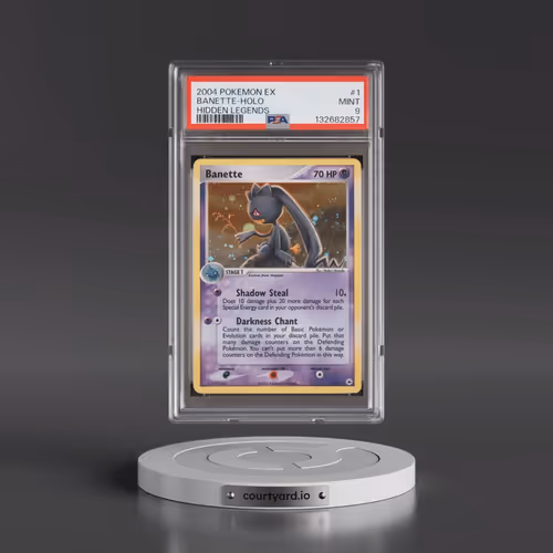 2004 Pokémon EX Hidden Legends #1 Banette - Holo (PSA 9 MINT)