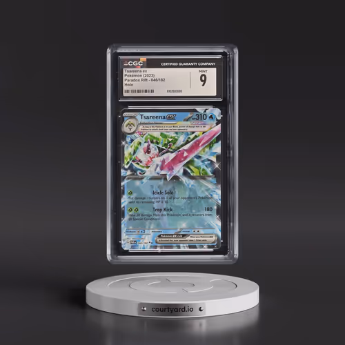 2023 Pokémon Par EN-Paradox Rift #046 Tsareena EX - Holo (CGC 9 MINT)